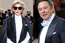 Christine Baranski sobre su foto viral “mirando” a Musk en la Met Gala: “En realidad lo estaba criticando”