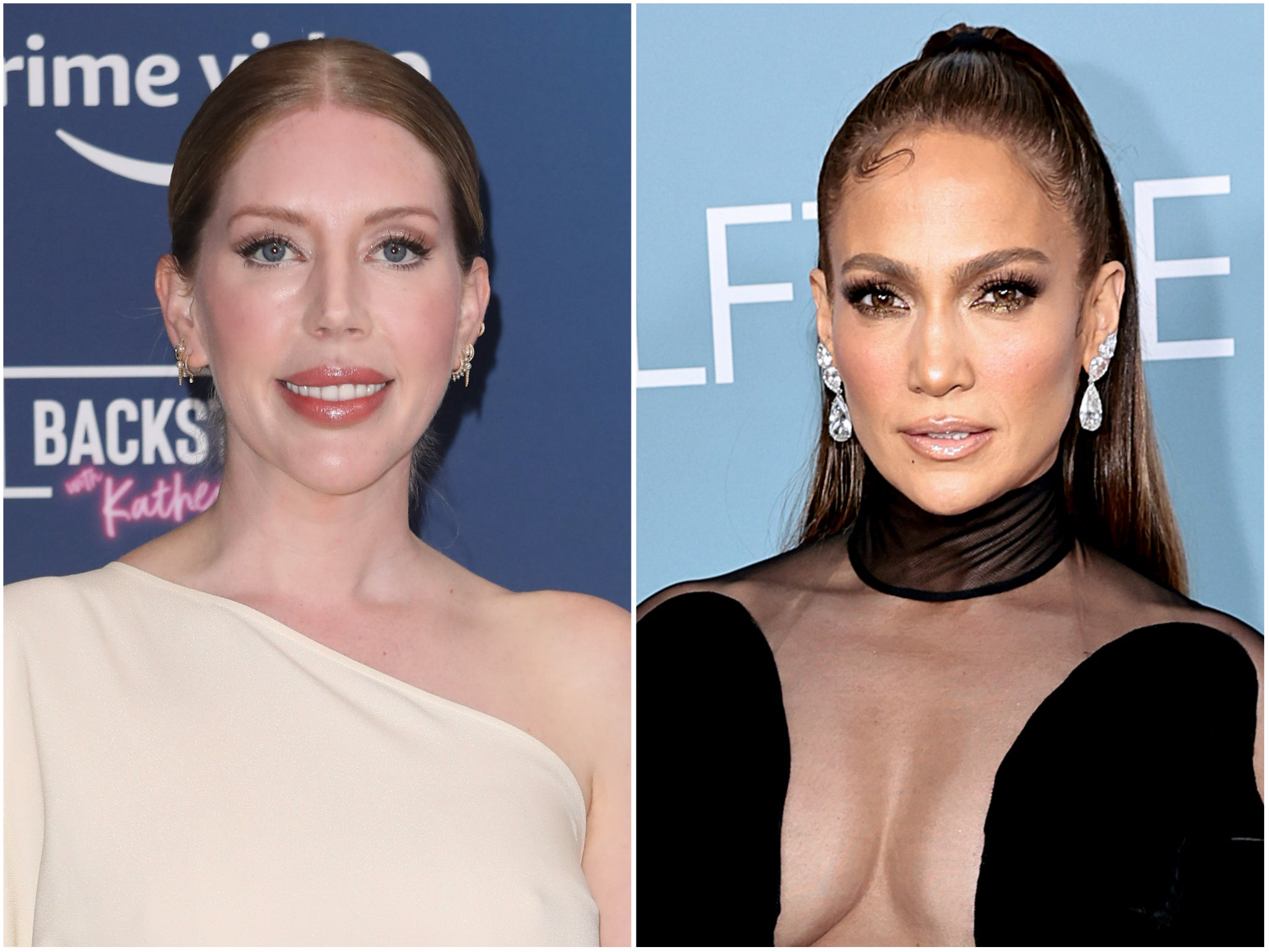 Katherine Ryan critica decisión de Jennifer Lopez por cambiarse el apellido después de casarse