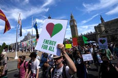 Protestas en Gran Bretaña para exigir acción climática