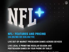 Un canal de streaming más: NFL+ y NFL+ Premium, costos y disponibilidad