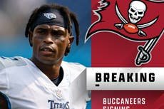 Julio Jones acompañará a Tom Brady en la búsqueda de su último Super Bowl