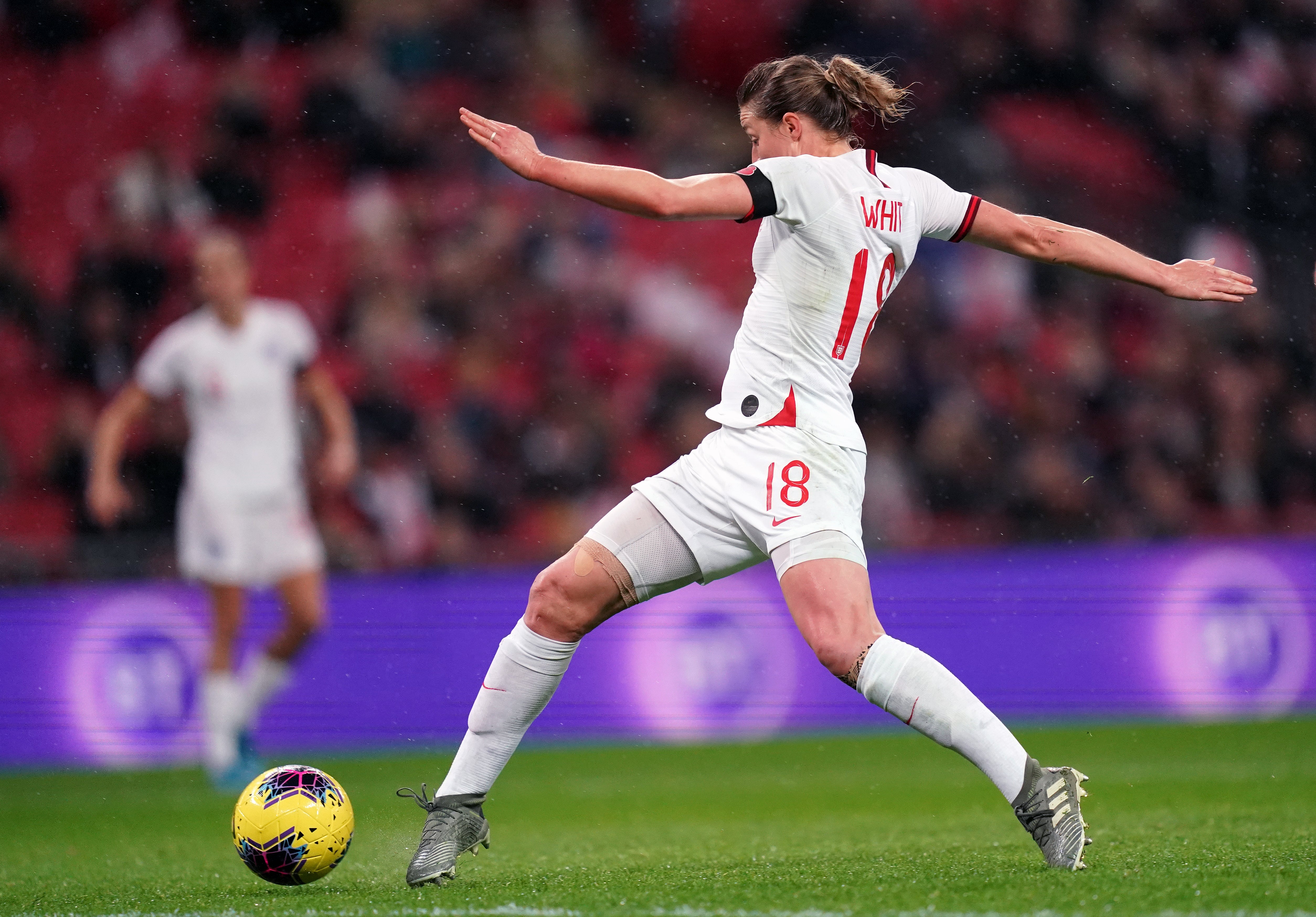 Ellen White marcó el gol del empate en Wembley (John Walton/PA)