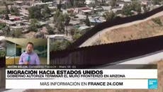 Biden continuará la construcción de un tramo del muro fronterizo de Trump en Arizona