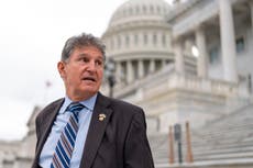 Joe Manchin elude la pregunta sobre si apoyará a Joe Biden en 2024