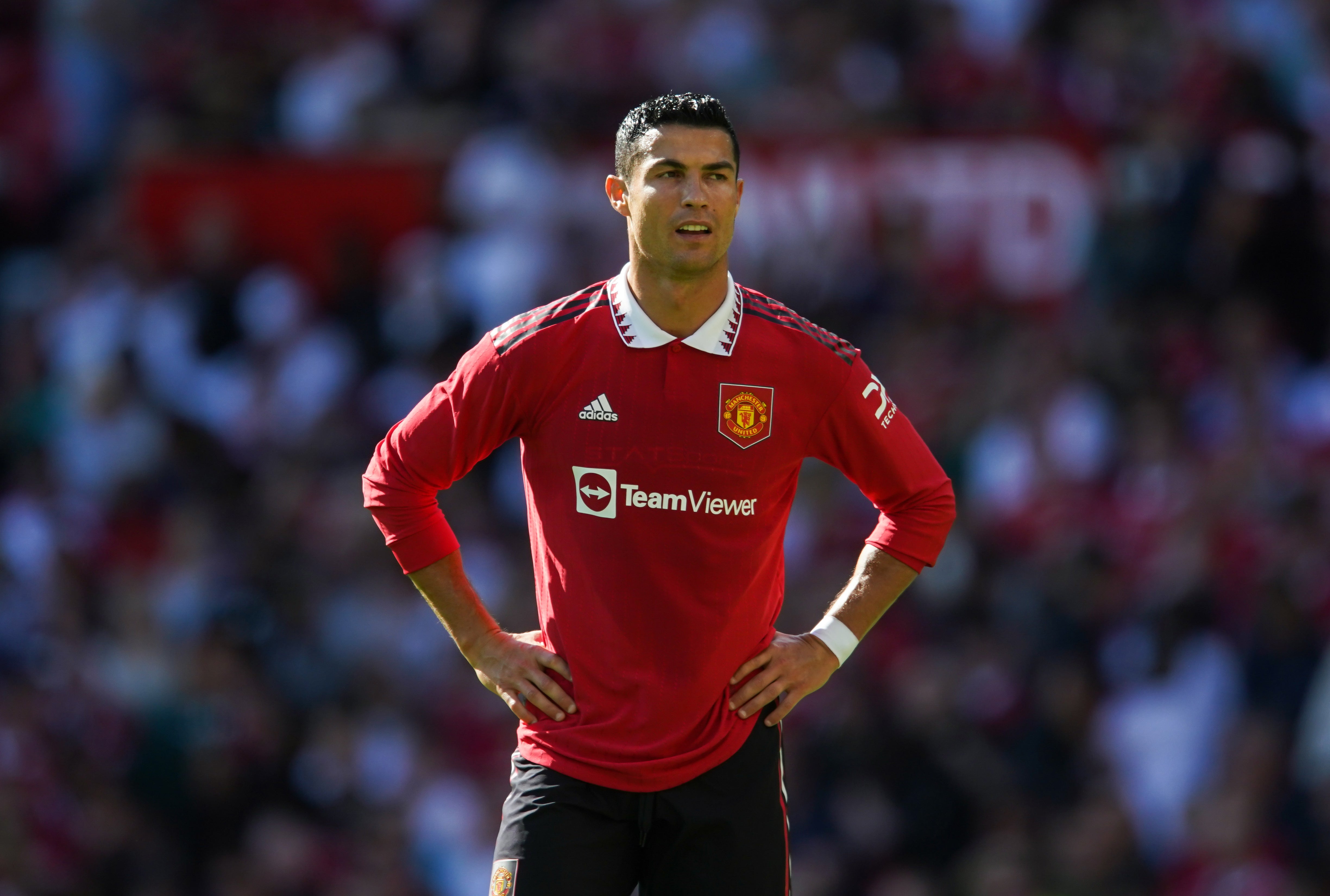 Cristiano Ronaldo jugó 45 minutos con el Manchester United en su amistoso de pretemporada contra el Rayo Vallecano