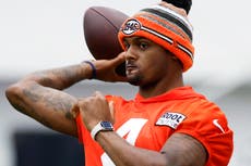 Deshaun Watson recibe 6 juegos de suspensión por “falta de pruebas” de acoso y agresión sexual