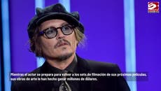 Aquí los detalles de la primera entrega de obras de arte de Johnny Depp 