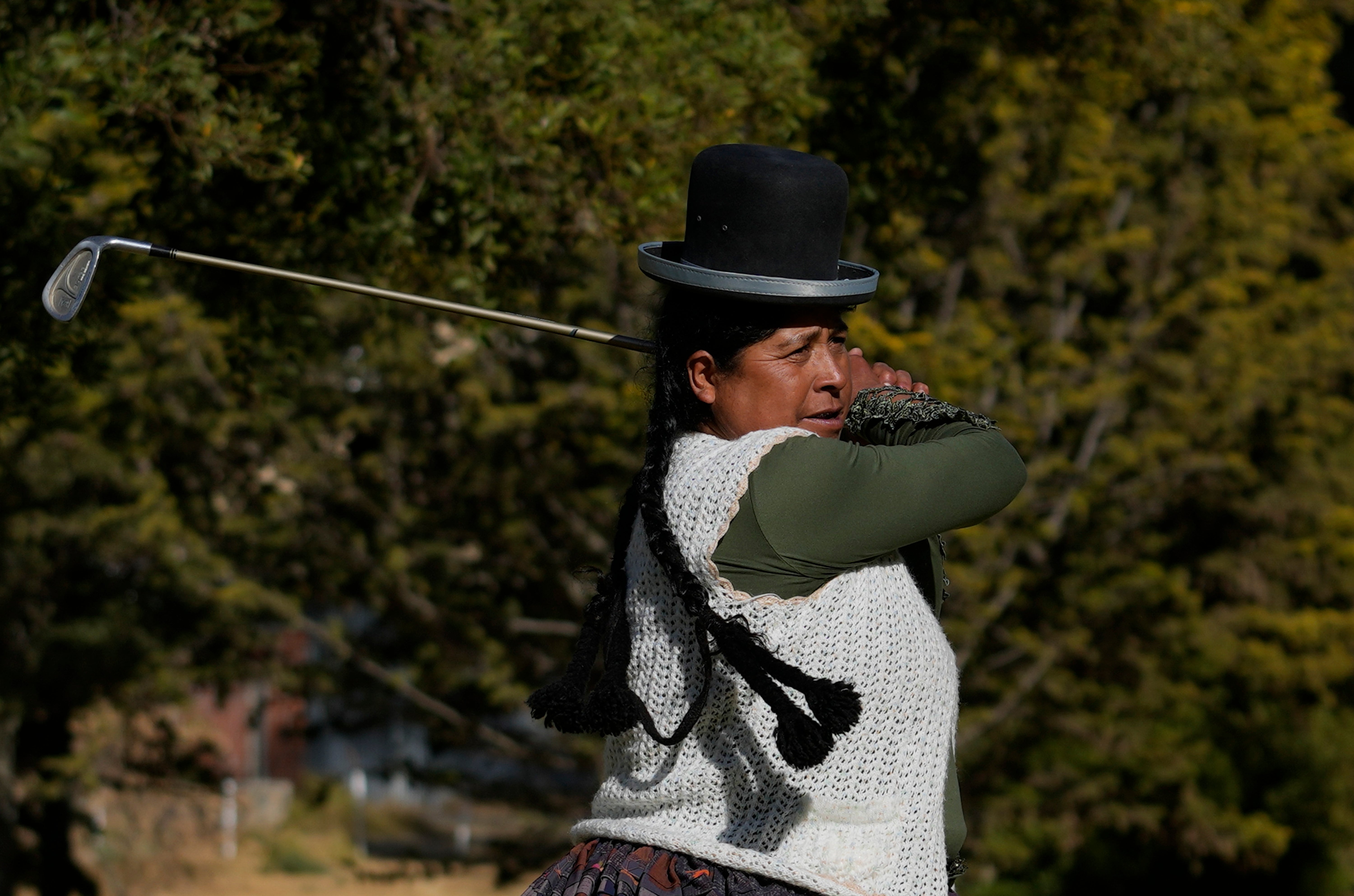BOLIVIA-GOLF MUJERES INDÍGENAS