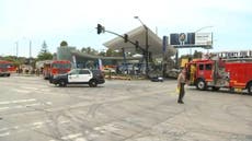 Mueren seis personas en un intenso accidente automovilístico en Los Ángeles