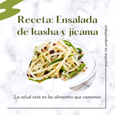 Receta: Ensalada de kasha y jícama