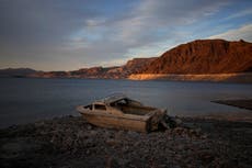 Hallan restos humanos en lago de EEUU vaciado por sequía
