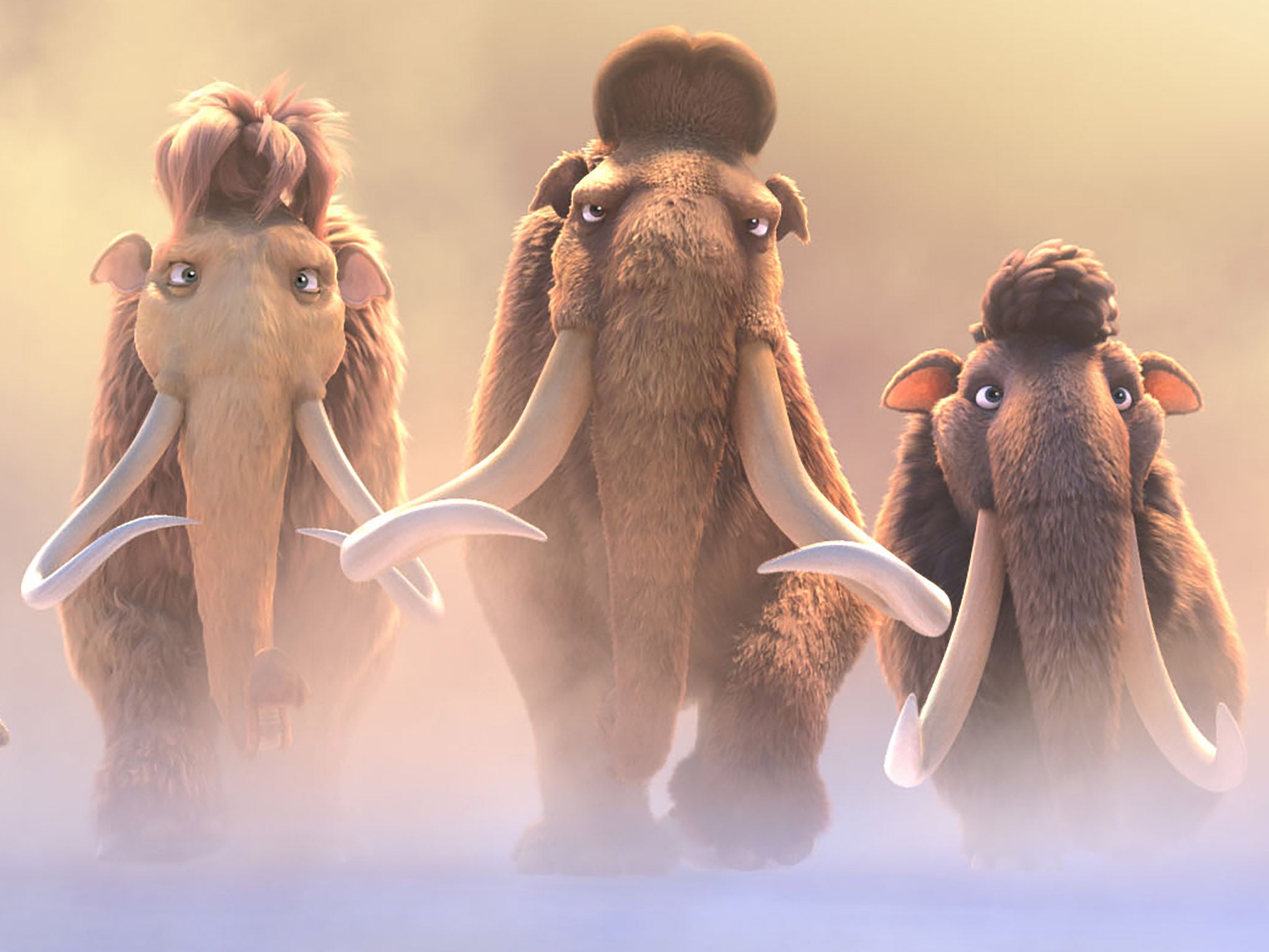 ¿La cena de esta noche? Mamuts lanudos en la película de 2016 ‘Ice Age: Collision Course’