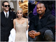 Kanye West “está de luto” por Pete Davidson en su reacción a la ruptura de Kim Kardashian