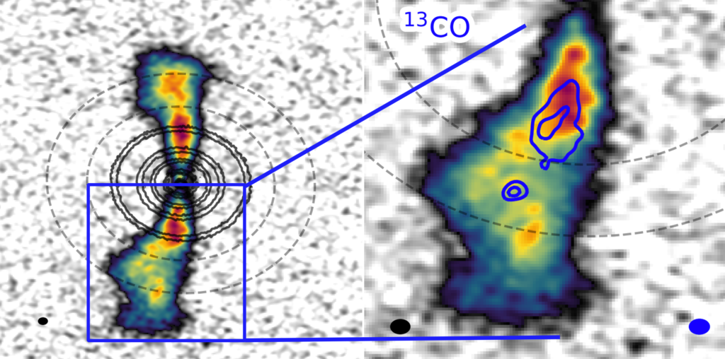 Observan disco de gas alrededor de lo que podría ser el exoplaneta más joven descubierto hasta ahora