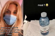 Mujer critica la comida “vegana” que le sirvieron en un vuelo de Air Canada