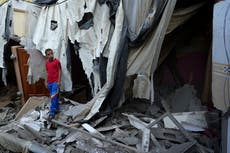 Palestinos realizan funeral para 49na víctima de choques