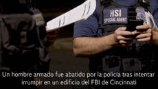 Hombre armado intenta entrar en el edificio del FBI en Ohio y muere tras enfrentamiento, según la policía