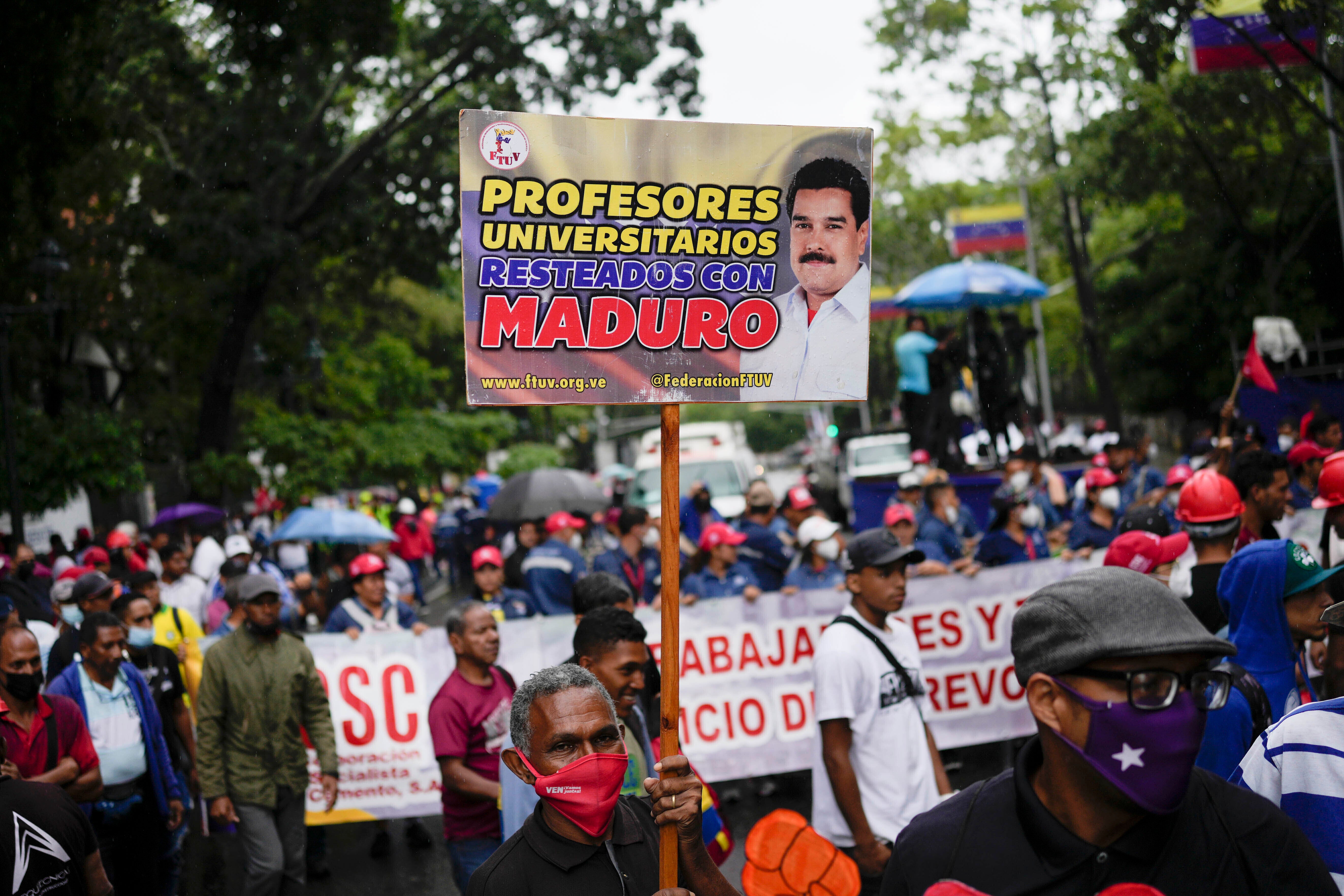 VENEZUELA-MAESTROS PROTESTA