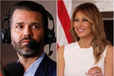 Entre las reacciones a la redada del FBI, Donald Trump Jr. comparte un meme sobre la ropa interior de Melania
