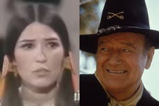 Sacheen Littlefeather: actriz dijo que John Wayne quiso sacarla de los Oscar tras dar un discurso político