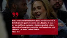 Adele asegura que una vida con mas hijos le “ayudaría a hacer más música”