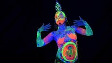 Artistas en Colombia utilizan el cuerpo humano como lienzo 3D 