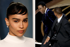 Zoë Kravitz lamenta la forma en que criticó bofetada de Will Smith en los Óscar: “Da miedo tener una opinión”