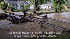 Grandes inundaciones amenazan a población en Virginia Occidental