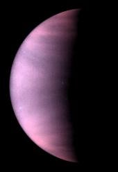 Imagen de las nubes de Venus con el telescopio espacial Hubble