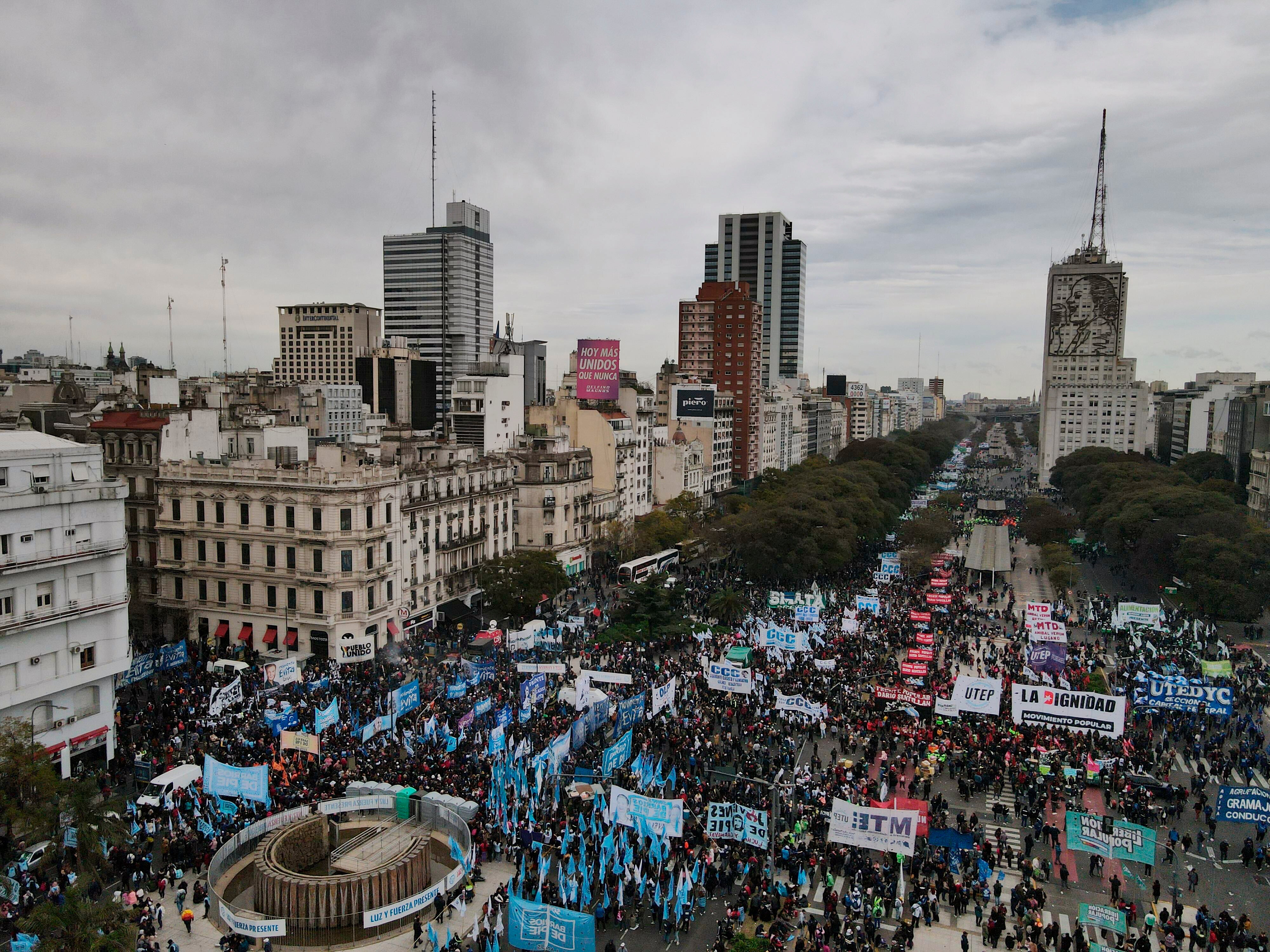 ARGENTINA-INFLACIÓN PROTESTA