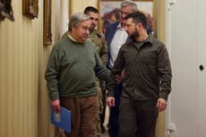 Zelenskyy recibe a Guterres y Erdogan en Leópolis