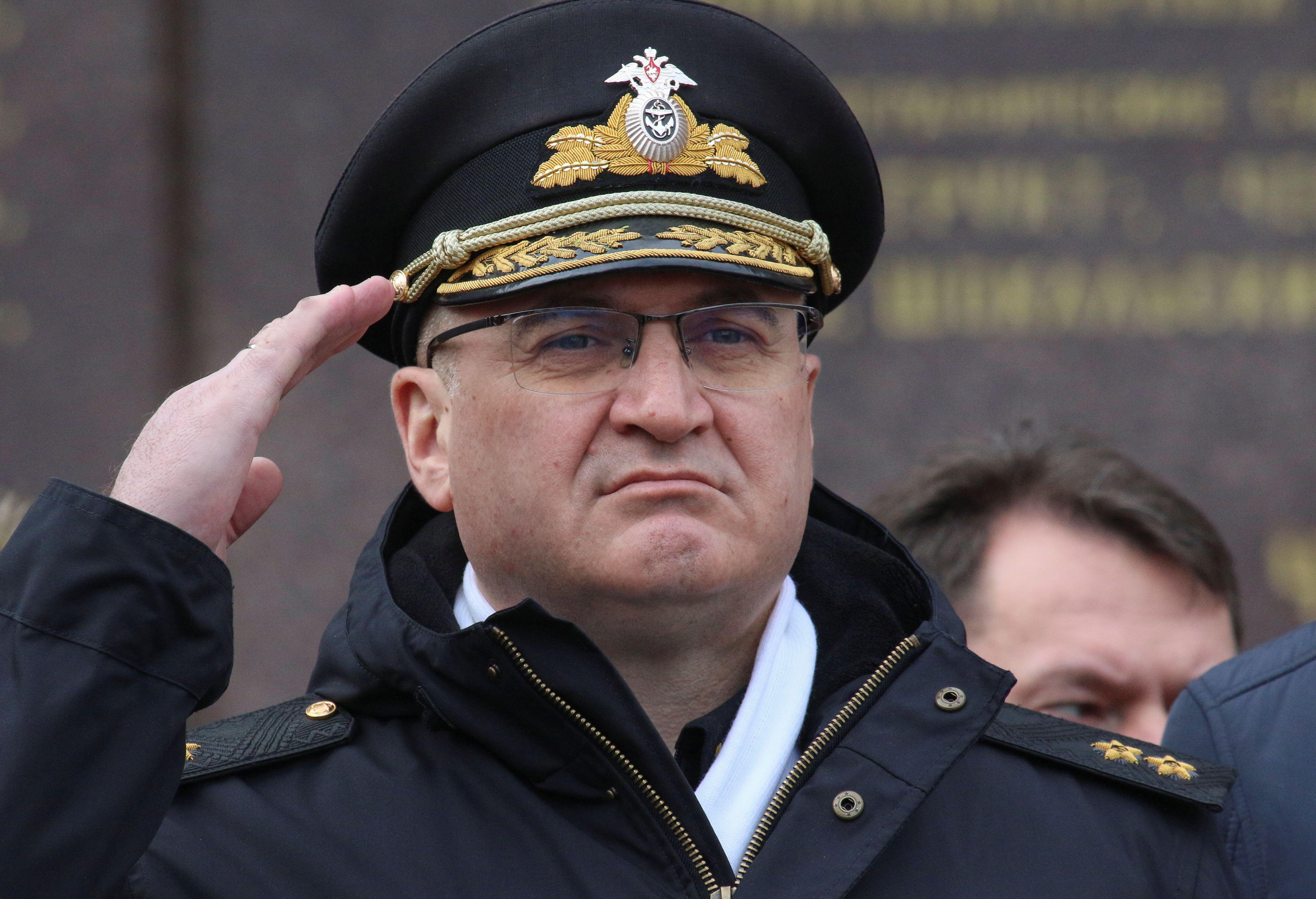 Igor Osipov se convirtió en almirante de la Flota del Mar Negro en mayo de 201