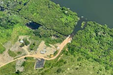 Camino ilegal amenaza selva amazónica en Brasil