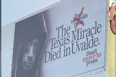 Vallas publicitarias advierten a californianos que no se muden a Texas con sombrío mensaje: “el milagro de Texas murió en Uvalde”