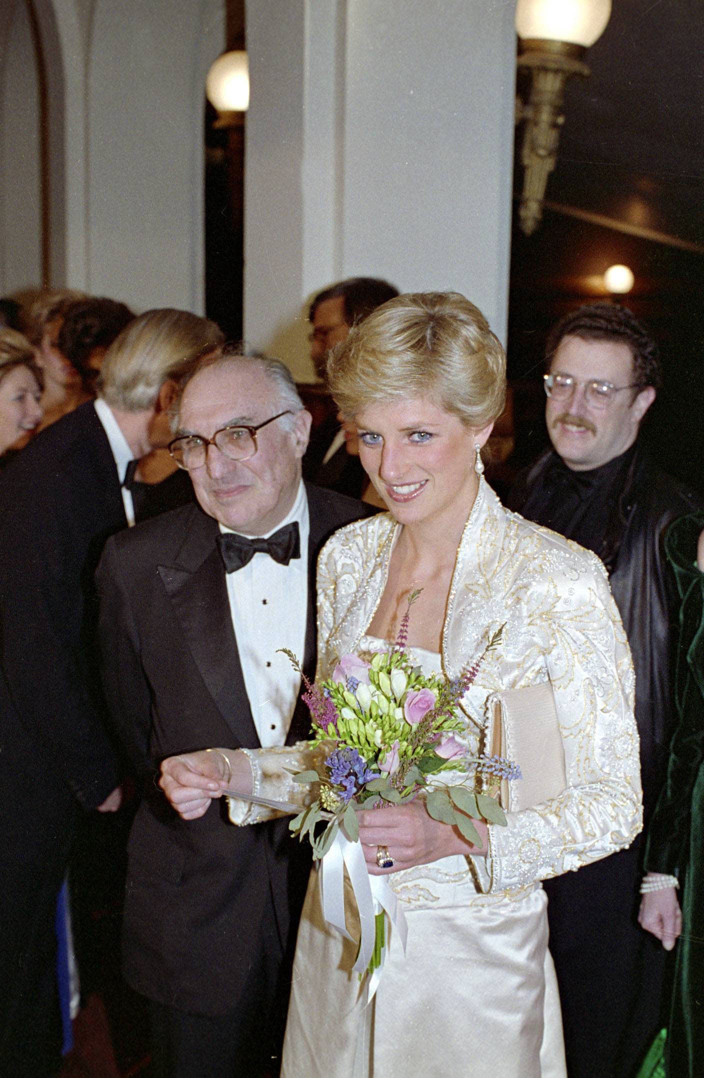 Diana en la presentación que realizó la Opera Nacional de Gales en Brooklyn, como parte de su primer gira en solitario