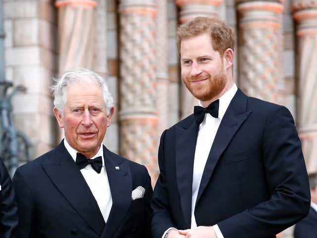 Príncipe Carlos y Príncipe Harry