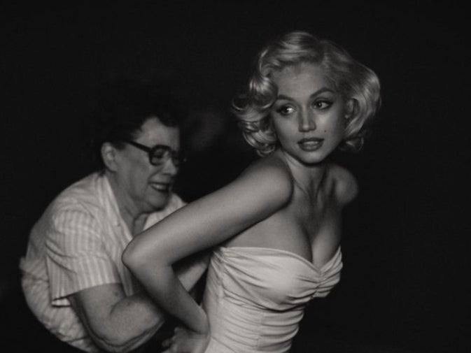 Ana de Armas como Marilyn Monroe en ‘Blonde’