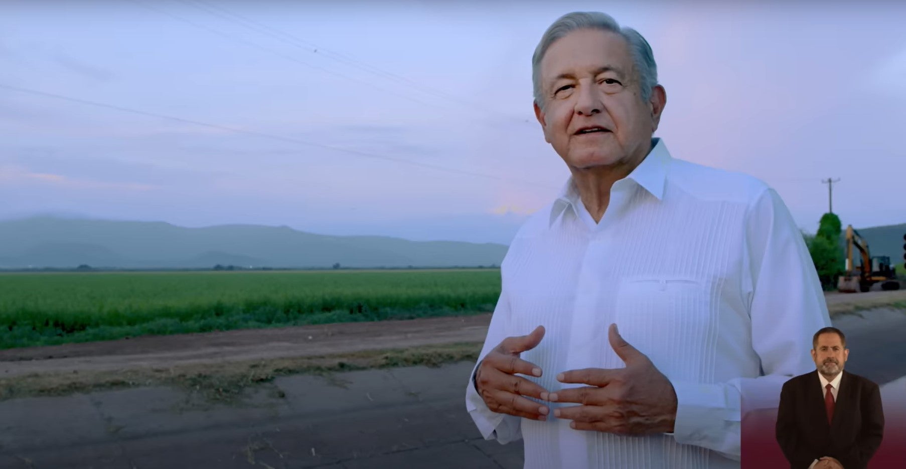 Beneficiarios del campo proyectados para fin de año se dan como un hecho en spot de AMLO