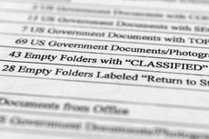 Inventario revela detalles de documentos incautados a Trump