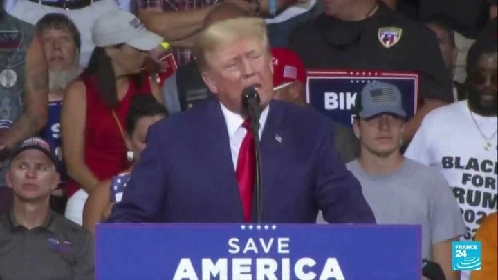 Trump hace campaña diciendo que Biden es “enemigo del Estado”