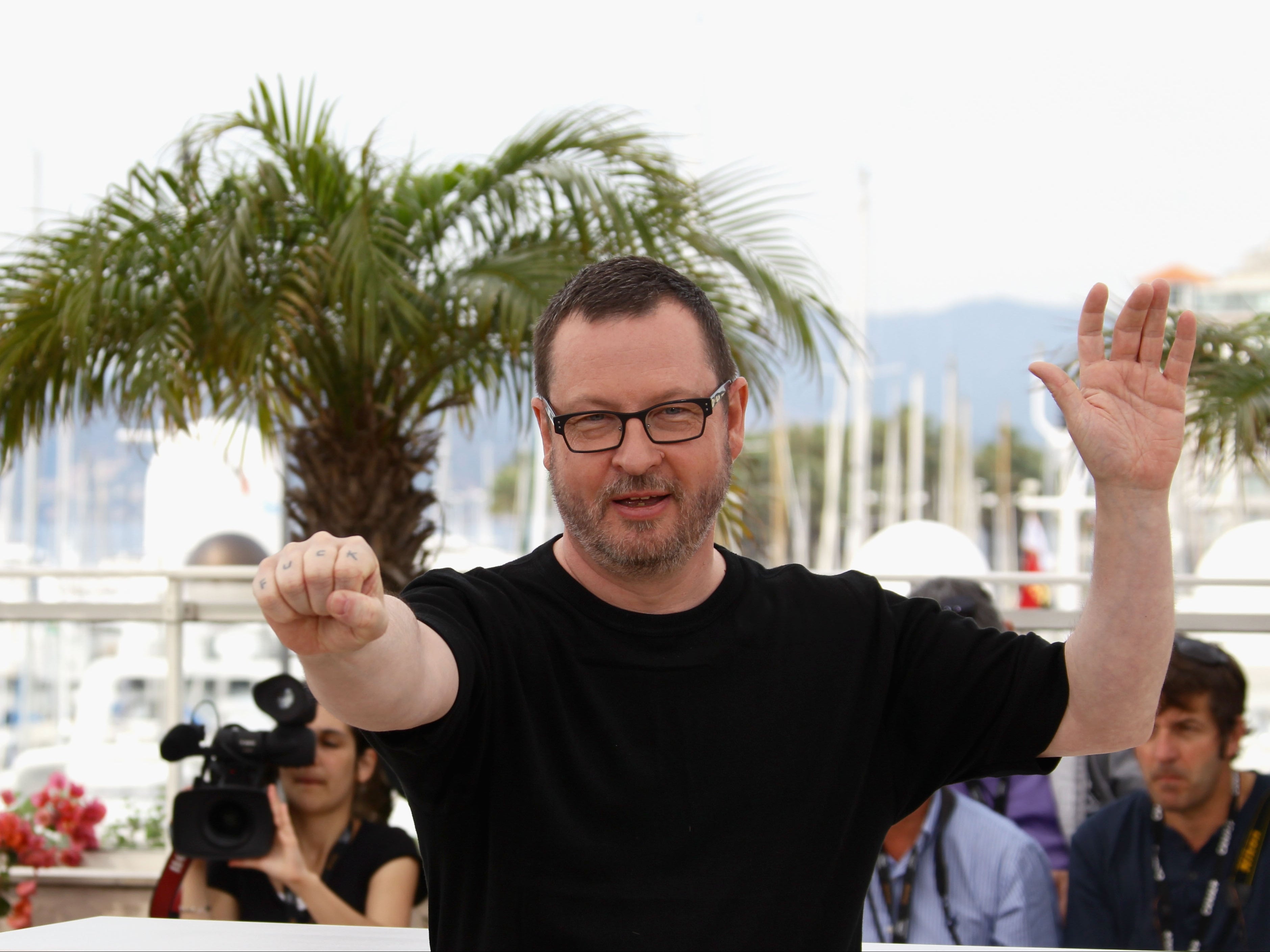 Von Trier en el Festival de Cine de Cannes en 2011