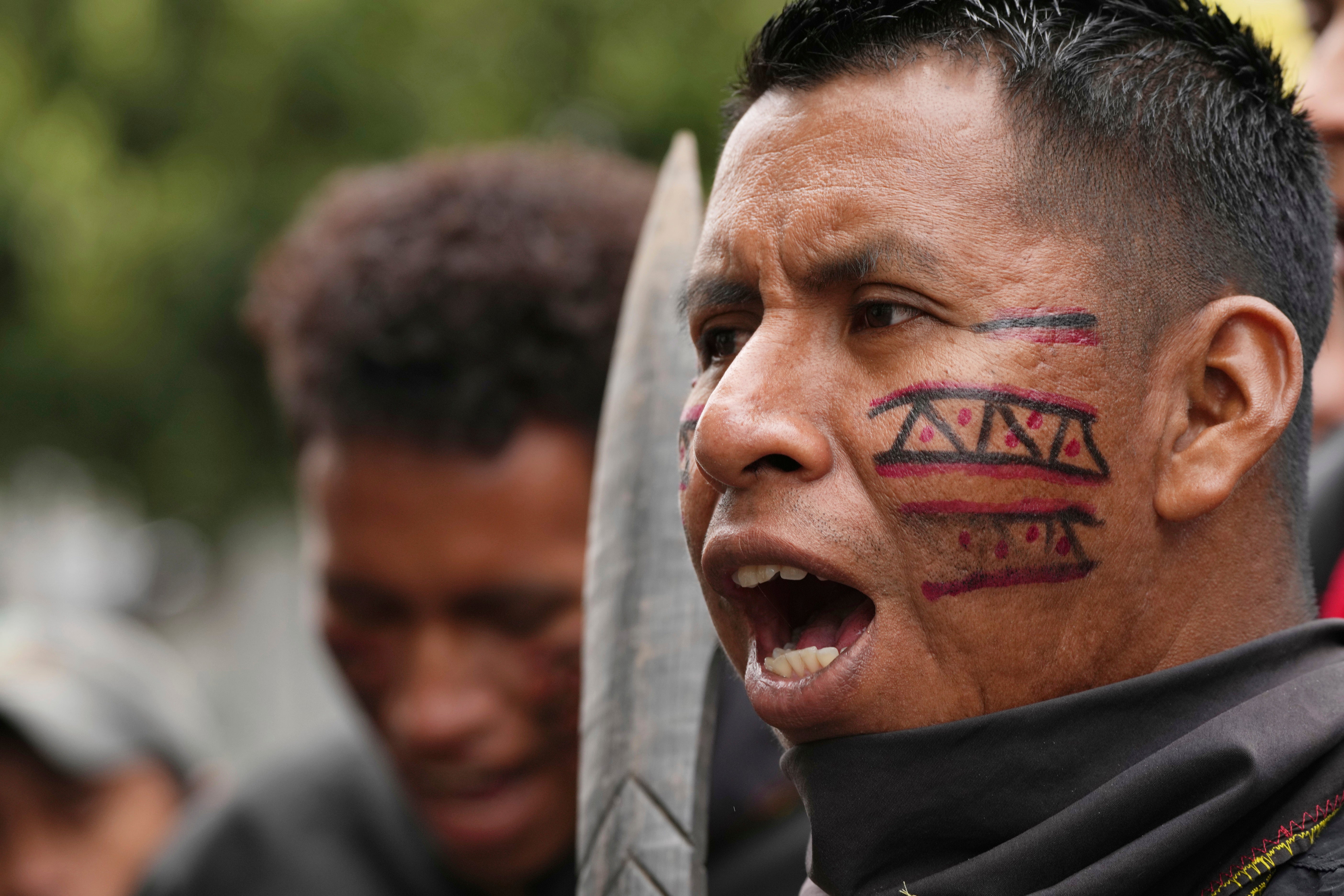 ECUADOR-INDÍGENAS PROTESTA