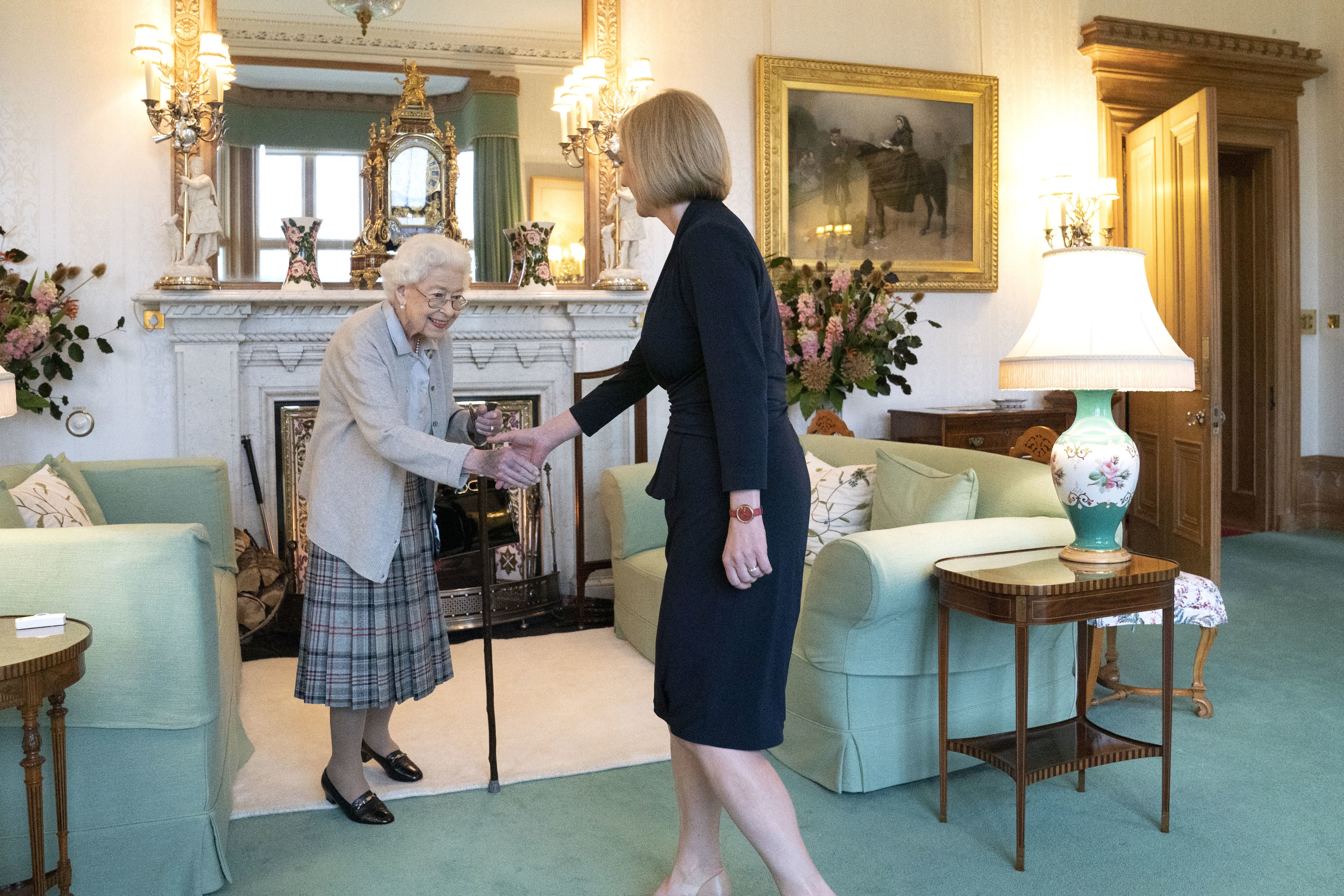 La reina invitó a la nueva líder conservadora a convertirse en primera ministra (Jane Barlow/PA)