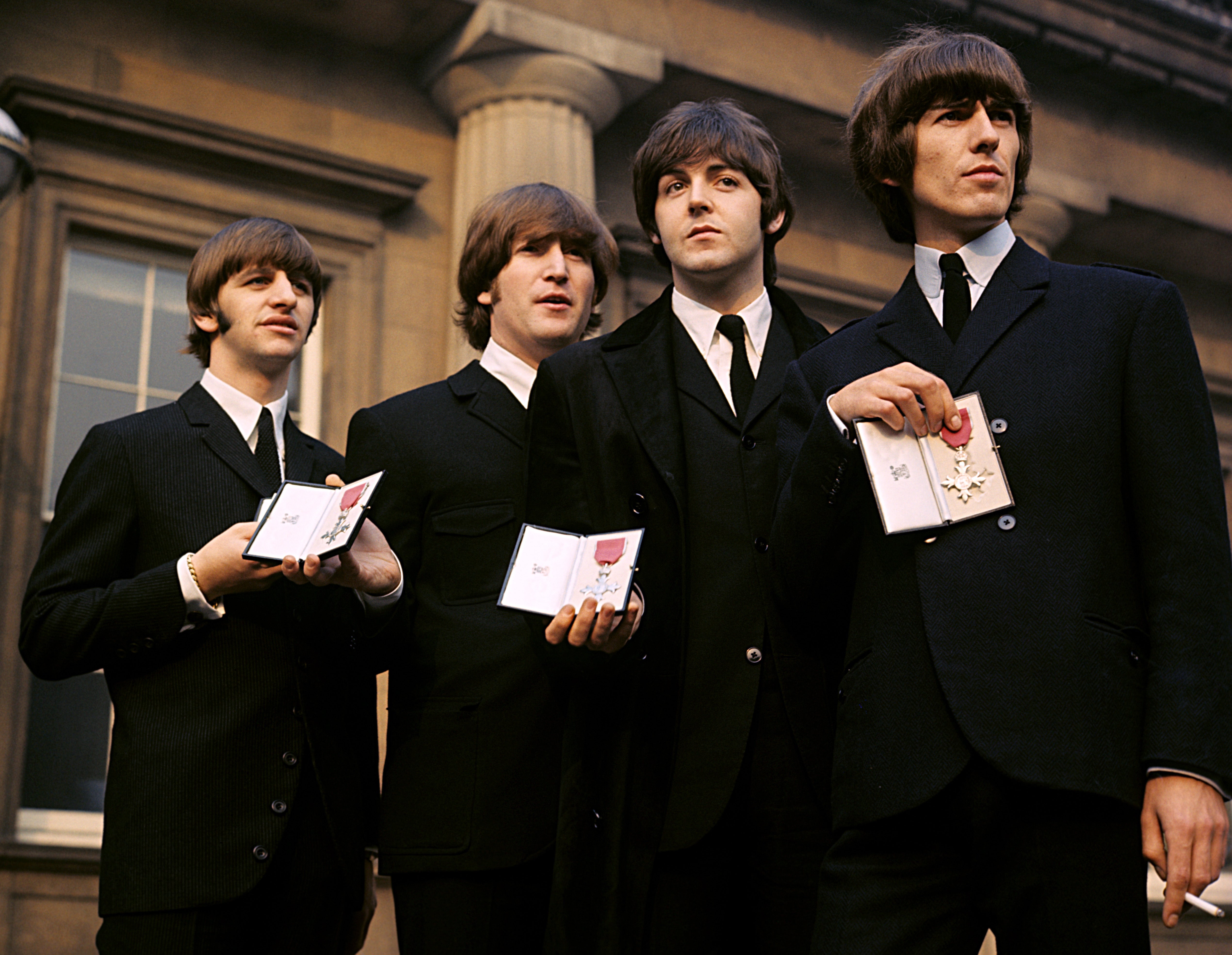Sir Paul first met the Queen in 1965 when The Beatles were made MBE (PA)