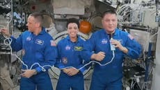 Kamala Harris conversó con astronautas a bordo de la Estación Espacial Internacional