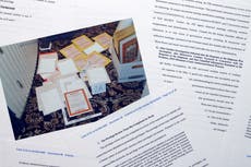 Trump guardó 200.000 páginas de documentos federales, según un informe judicial