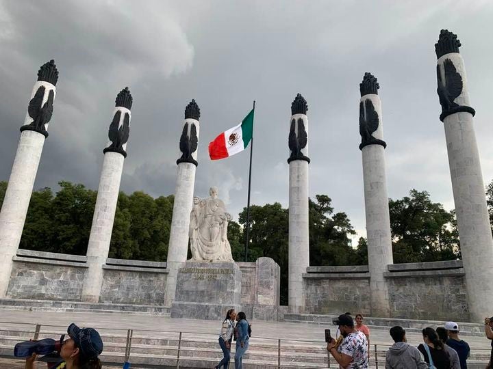 Monumento a los Niños Héroes en Chapultepec, México.