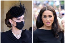 Por qué Kate Middleton y Meghan Markle usarán velos en el funeral de la Reina