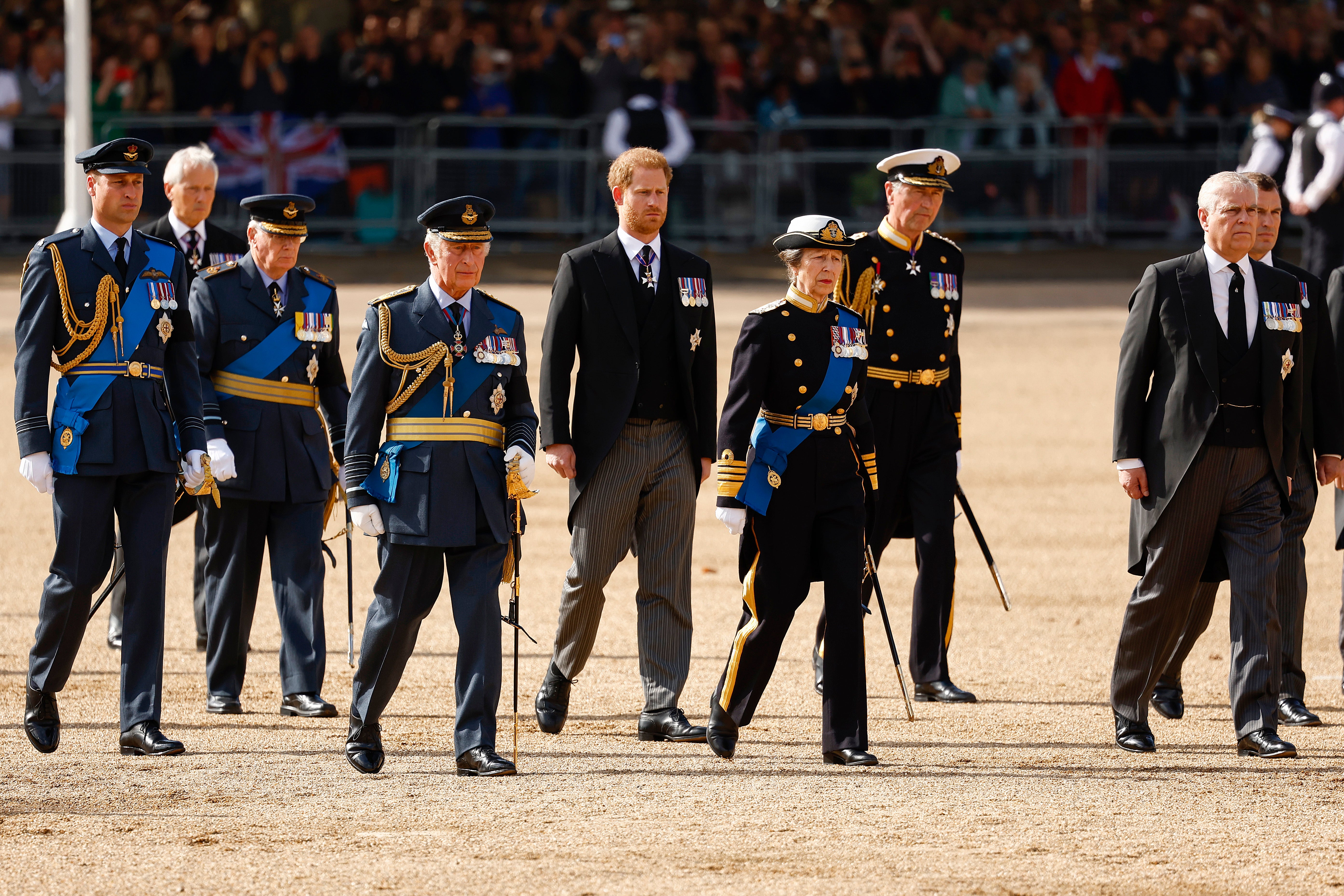 Prince Harry and Prince Andrew were prohibited from wearing military uniforms as non-working royals