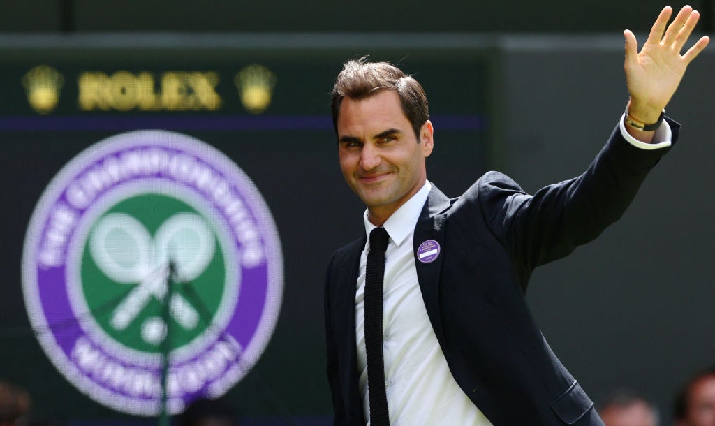Federer fue ovacionado cuando volvió a la Cancha Central en julio
